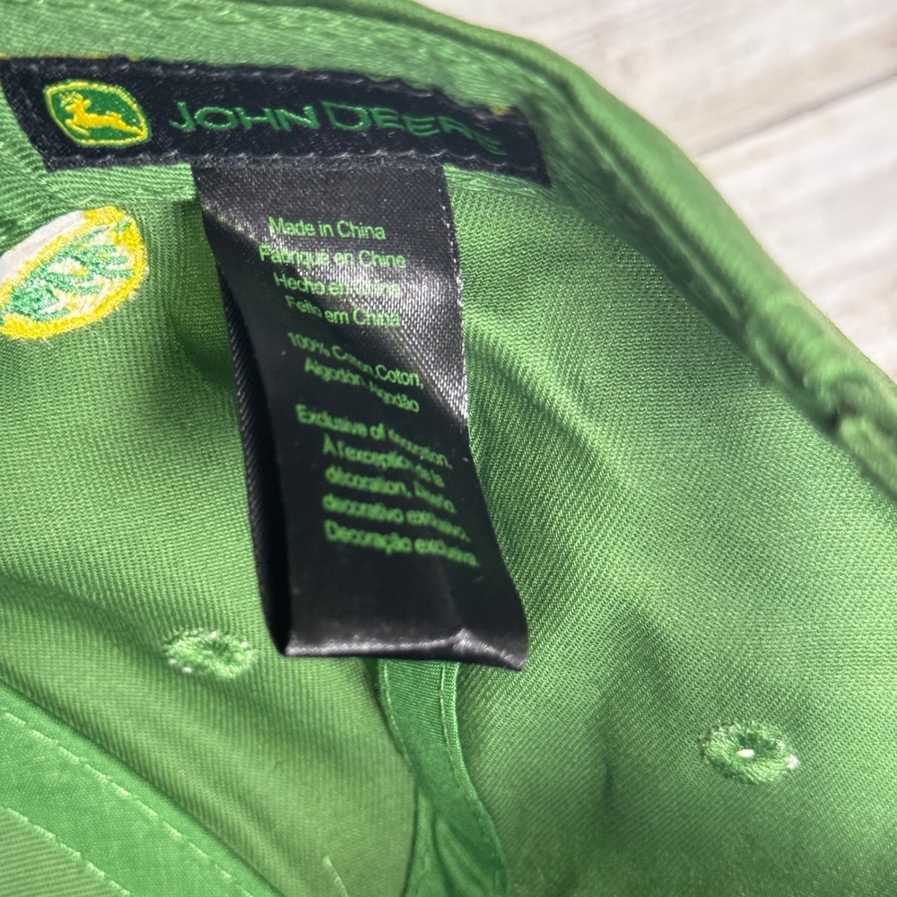 John Deere Green Everglades‎ Equipment Group Logo Baseball Cap Hat LP68752 NEW - Picture 5 of 6
